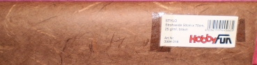 Strohseide  - 50 x 70 cm - braun